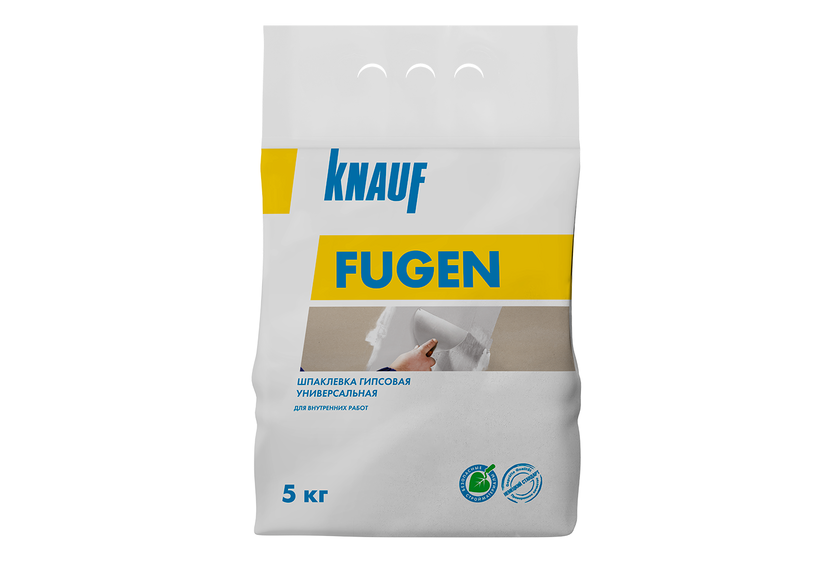 картинка Шпаклевка Кнауф (Knauf) Фуген для швов гипсокартона 5кг от магазина СтройМаркет