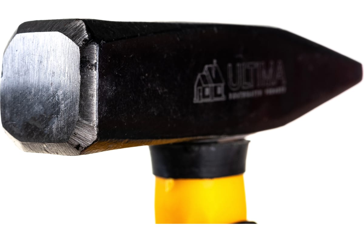 картинка Молоток слесарный, фиберглассовая обрезиненная рукоятка, 500г Ultima (Ультима) от магазина СтройМаркет