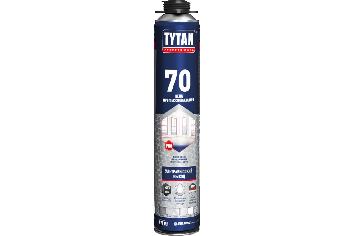 картинка Пена профессиональная 70 Tytan (Титан) 870 мл от магазина СтройМаркет